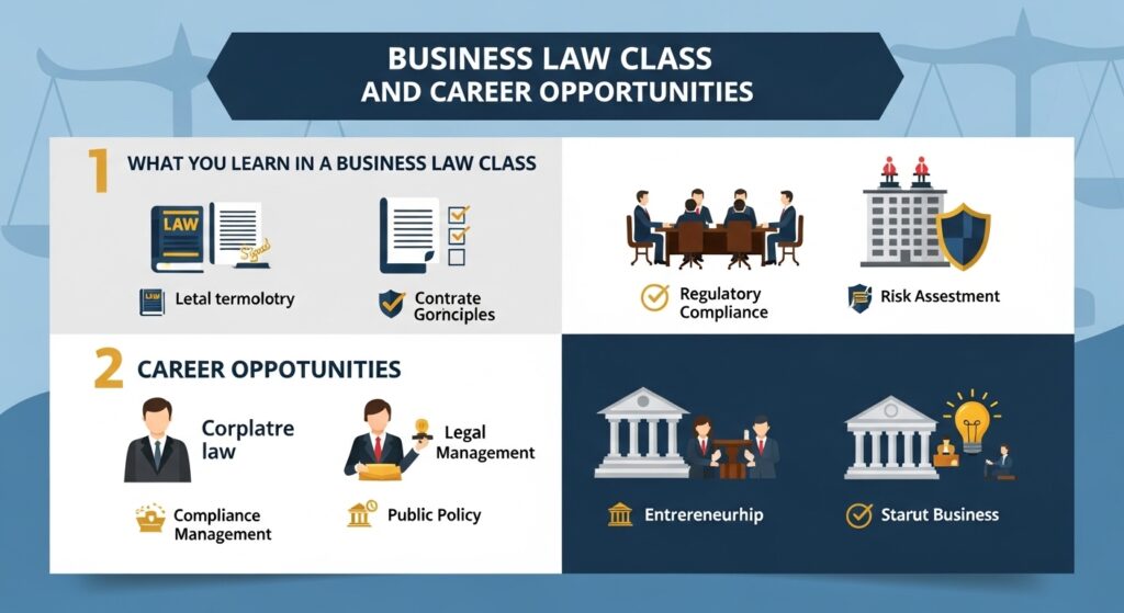 Business Law Class and Career Opportunities