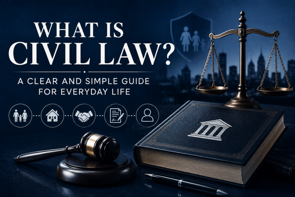 What Is Civil Law A Clear and Simple Guide for Everyday Life