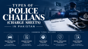 Types of Police Challans (Charge Sheets) in Pakistan